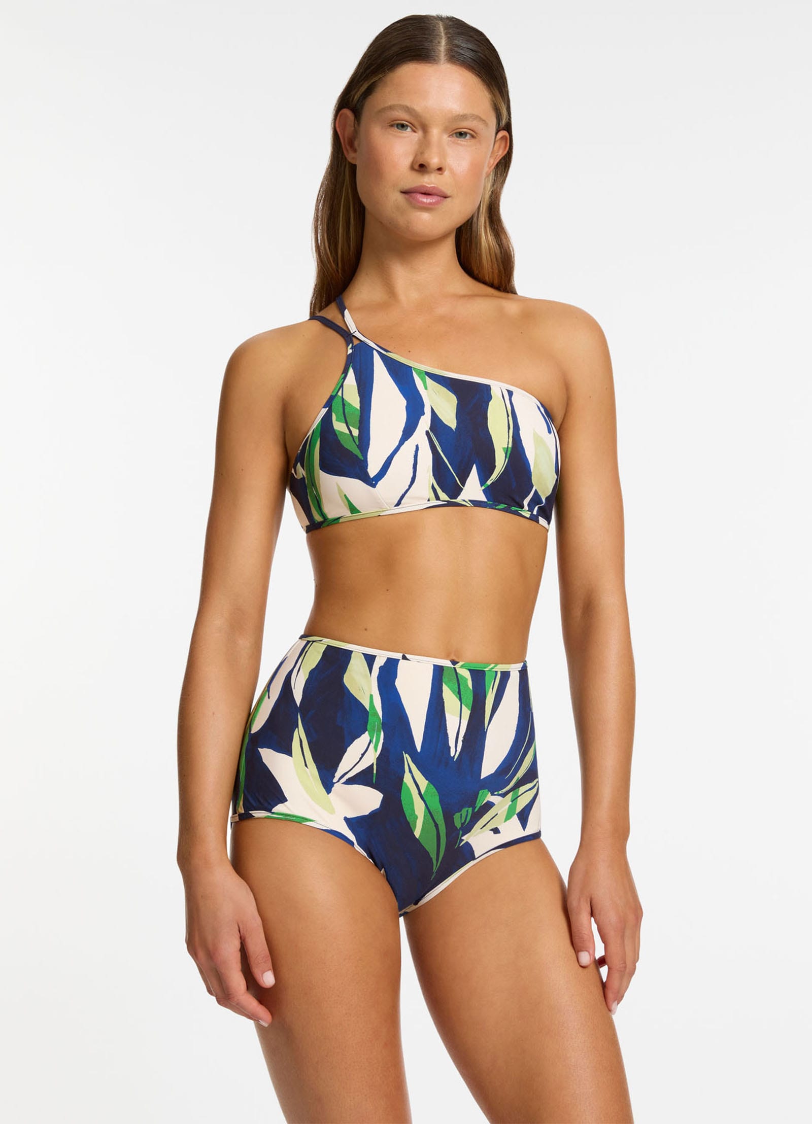 Fauna High Waist Boyleg Bikini Bottom - Women's Swimwear for Beach & Pool - Comfortable Retro Style Bathing Suit for Surfing, Vacation & Summer Activities