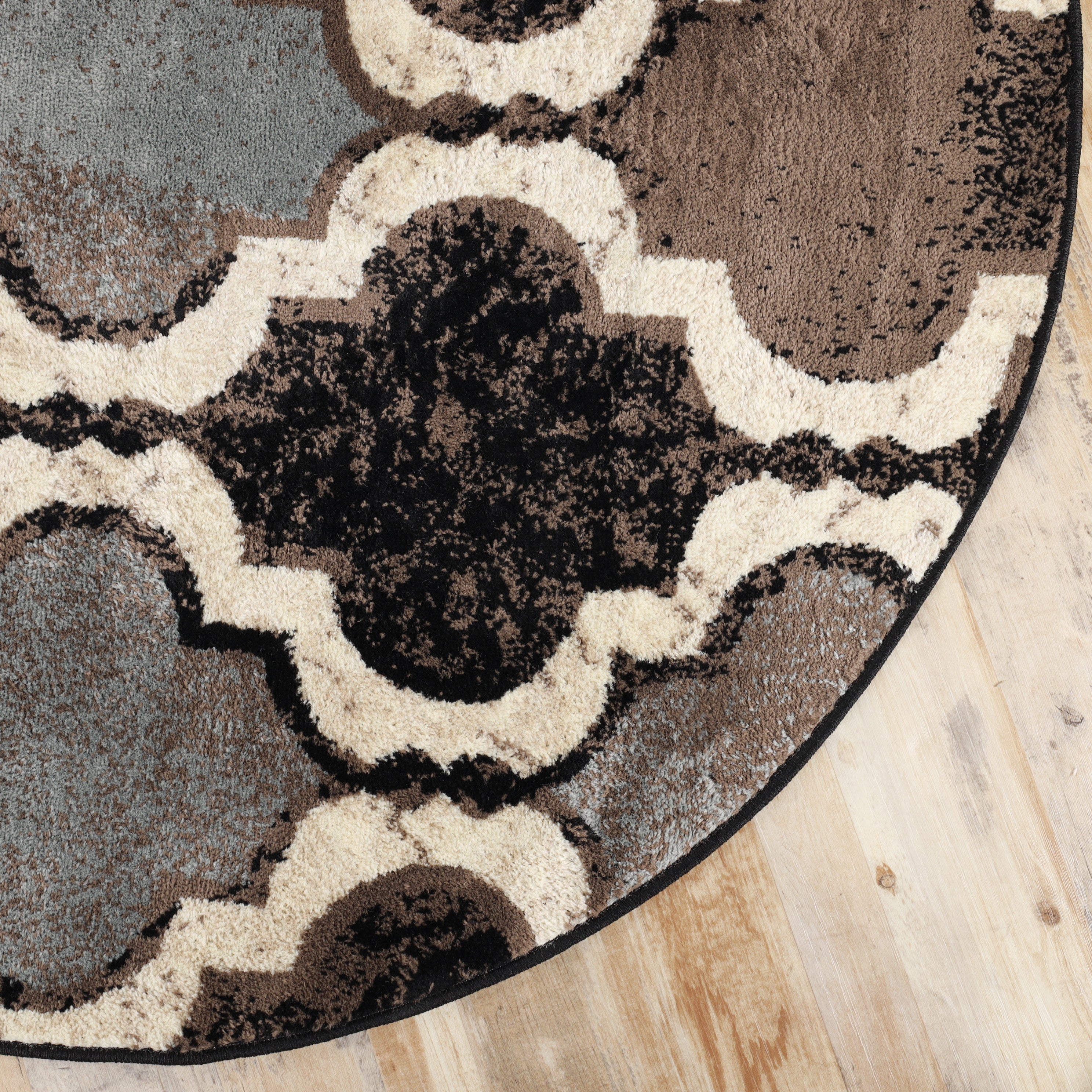 Viking Geometric Trellis Indoor Area Rug & Runner - Non-Slip Boho Chic Carpet for Living Room, Bedroom, Hallway - Perfect for Nordic Home Decor & Cozy Spaces