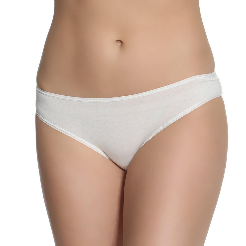 Serena Pima Cotton Low Rider Bikini Set - Soft & Comfortable Women's Swimwear for Beach, Pool & Vacation - High Waist Bikini Bottom & Triangle Top
