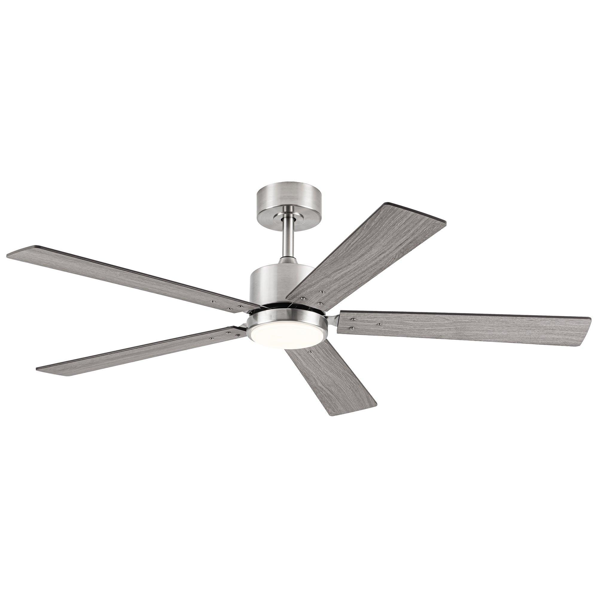 Vaczon 56 Inch DC Motor Ceiling Fan with Remote Control, LED Light Kit - Energy Efficient Quiet Operation for Living Room, Bedroom, Office