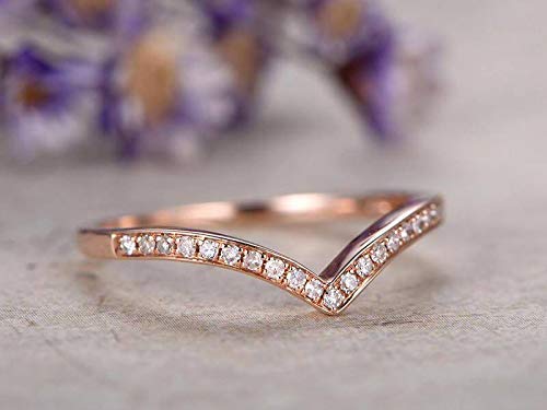 0.50 Carat Half Eternity Wedding Band - Elegant Twist Curve Design in 18k Gold Plating - Perfect for Anniversary, Engagement & Special Occasion Jewelry Gifts