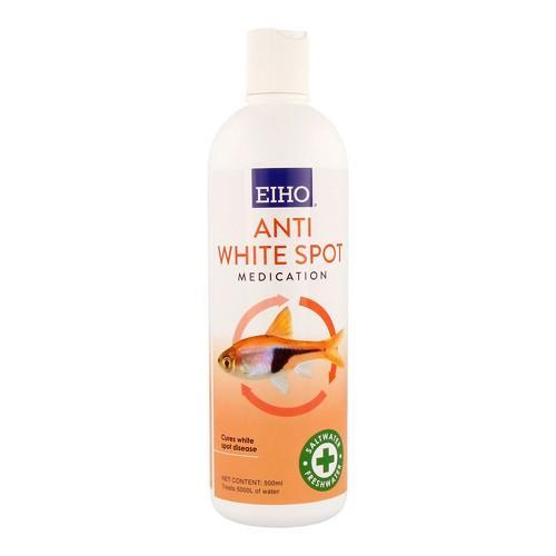 EIHO Anti White Spot Treatment for Fish - Effective Against Ich & White Spot Disease in Aquariums - Ideal for Freshwater & Saltwater Fish Tanks
