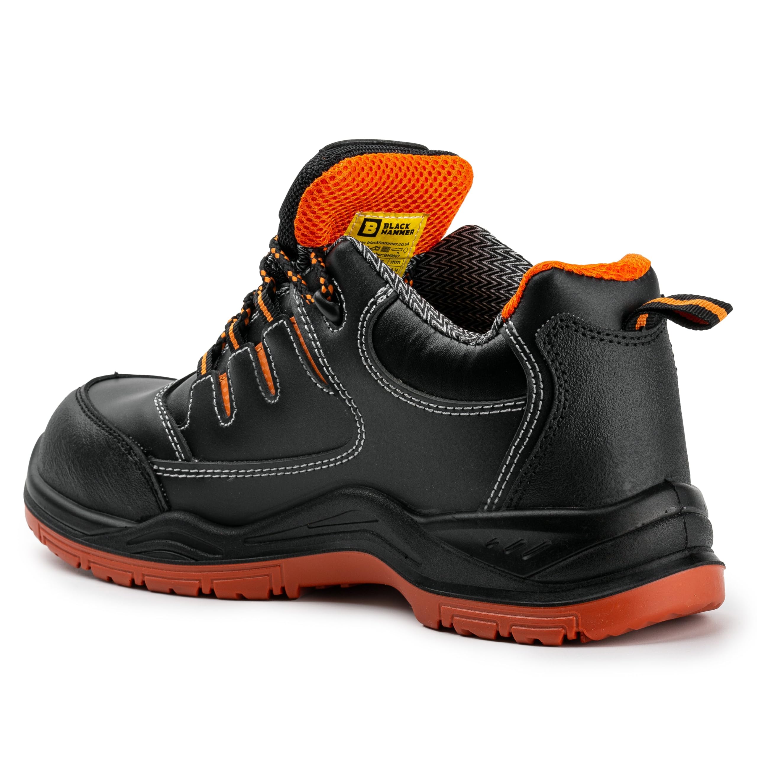 **Men's Black Hammer Composite Toe Waterproof Sneakers - Lightweight Hiking & Work Shoes S3 SRC Safety Rated - Perfect for Construction, Hiking & Outdoor Work**