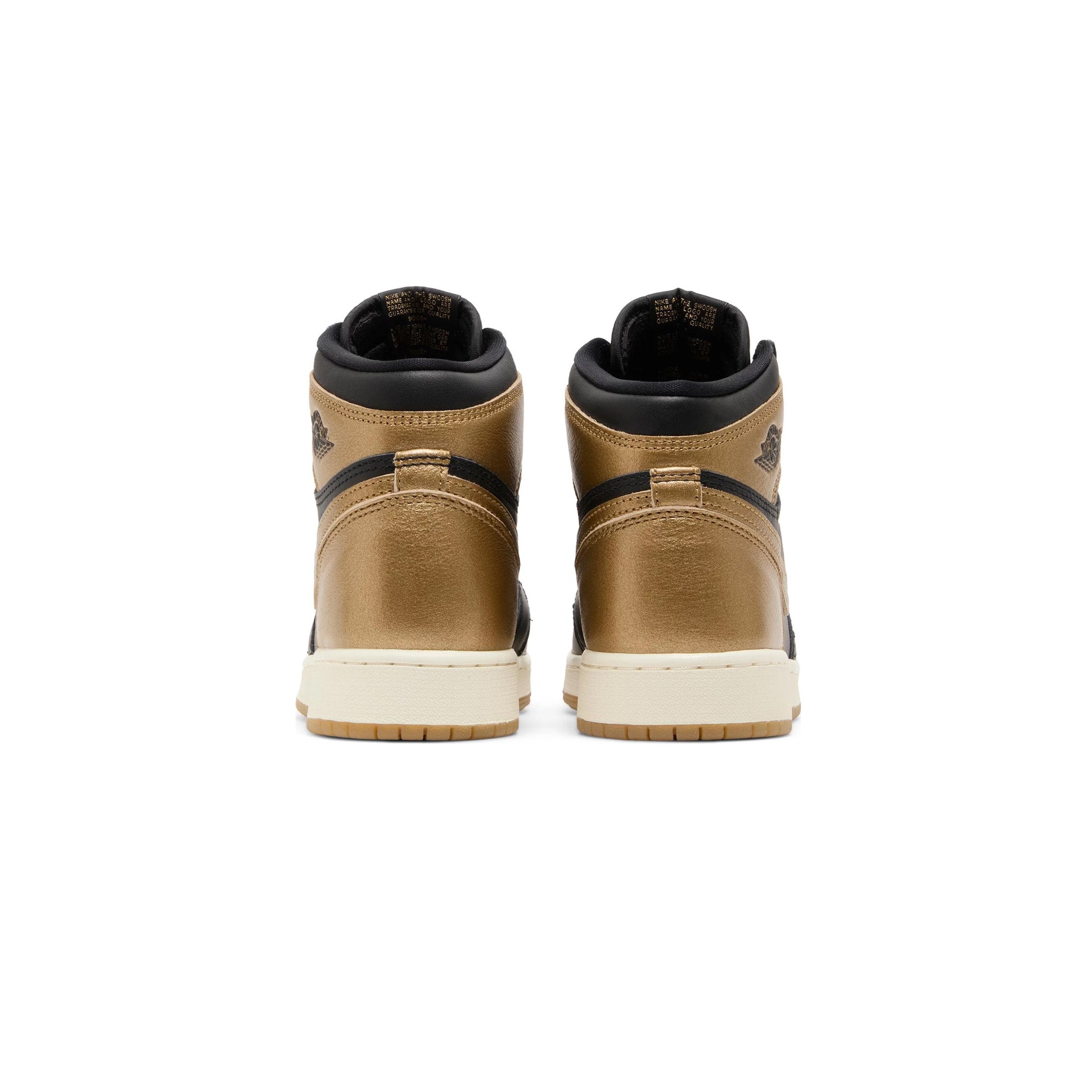 Air Jordan 1 Retro High OG 'Black Metallic Gold' GS Sneakers (2024) - Classic Basketball Shoes for Women & Girls - Perfect for Streetwear, Casual Outfits & Sneaker Collectors
