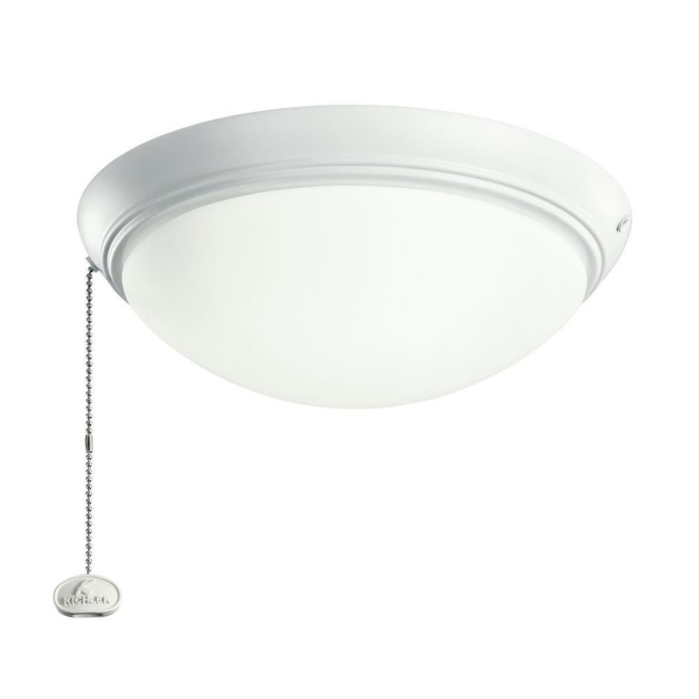 Kichler 338200WH LED Ceiling Fan Light Kit - Energy Efficient White Finish for Living Room, Bedroom & Indoor Spaces