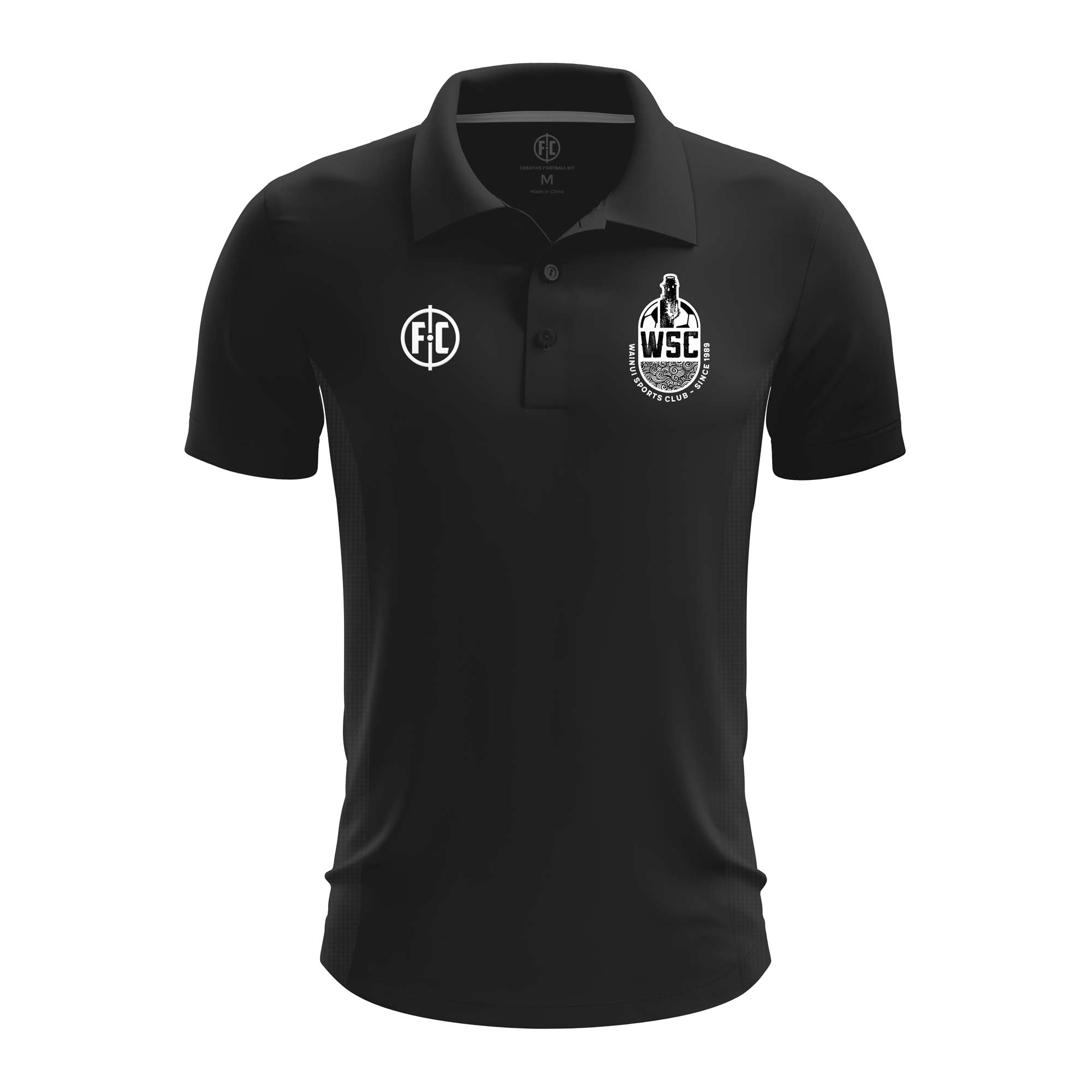 Wainui SC Club Polo Shirt - Men's Casual Short Sleeve Golf Tennis Polo Shirt - Perfect for Sports, Work & Everyday Wear