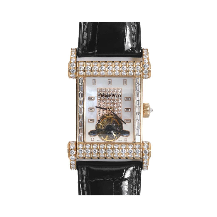Audemars Piguet Royal Oak Tourbillon 18K Rose Gold Diamond Watch for Men & Women - Luxury Timepiece for Gala Events, Business Meetings & Special Occasions