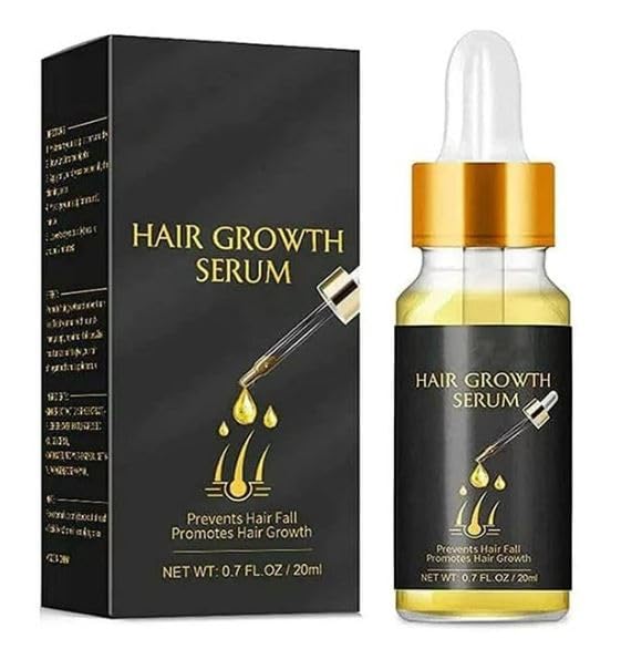 Opulent Mirage Natural Hair Growth Serum - Anti Hair Fall & Stimulates Hair Growth for Thinning Hair - 20ml for Women & Men - Perfect for Daily Use & Scalp Care
