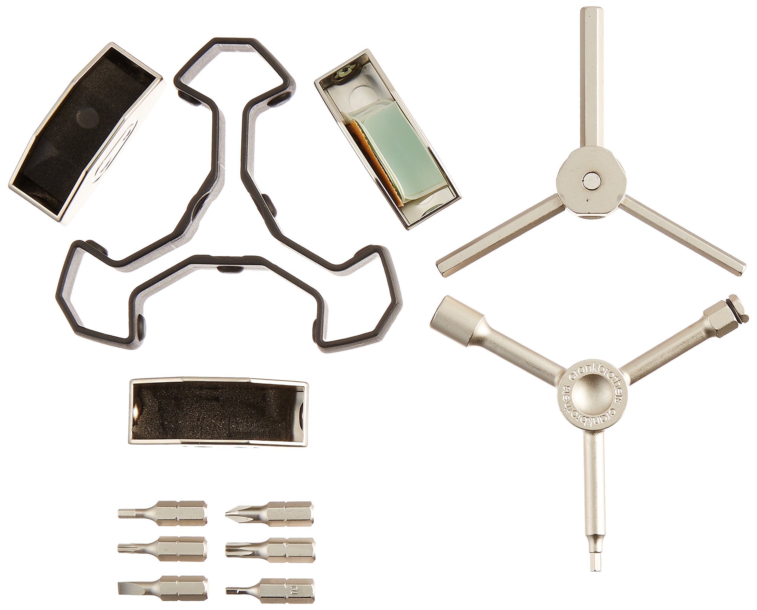 Crankbrothers Y Tool - Lightweight, Compact Bike Multi-Tool for Road & Mountain Biking - Essential Cycling Repair Kit for On-the-Go Fixes