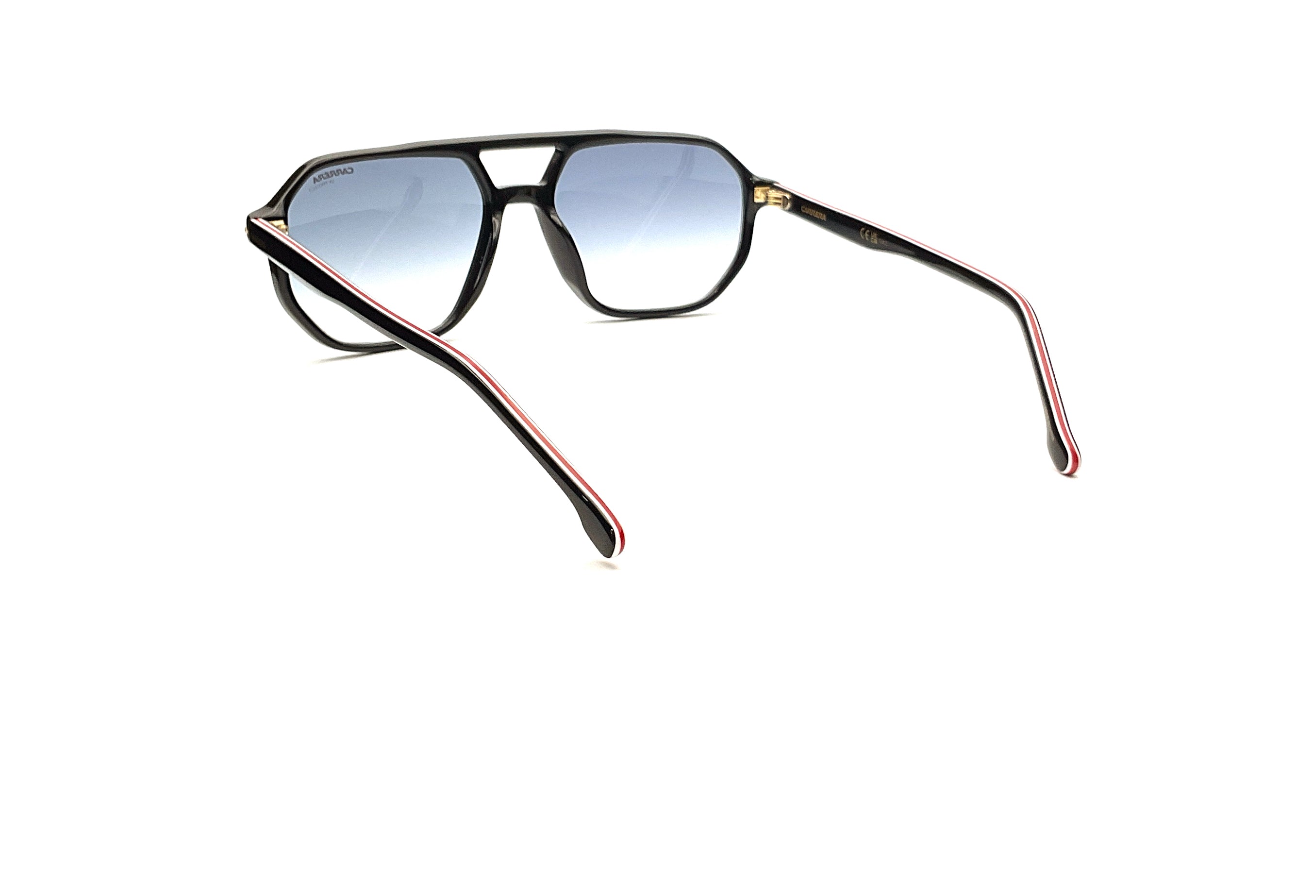 Carrera 341/S Sunglasses - Black & Gold Aviator Style for Men & Women - Perfect for Driving, Outdoor Sports & Fashion Accessories