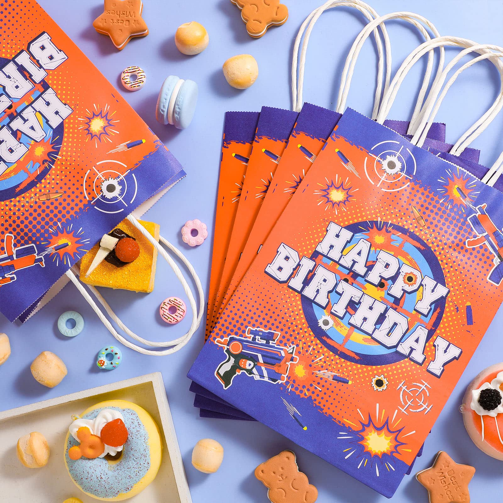 16-Piece Dart Party Supplies Set - Includes Game Darts, Favor Bags & War-Themed Decorations for Birthday Parties, Game Nights & Themed Events - Perfect for Kids & Adults