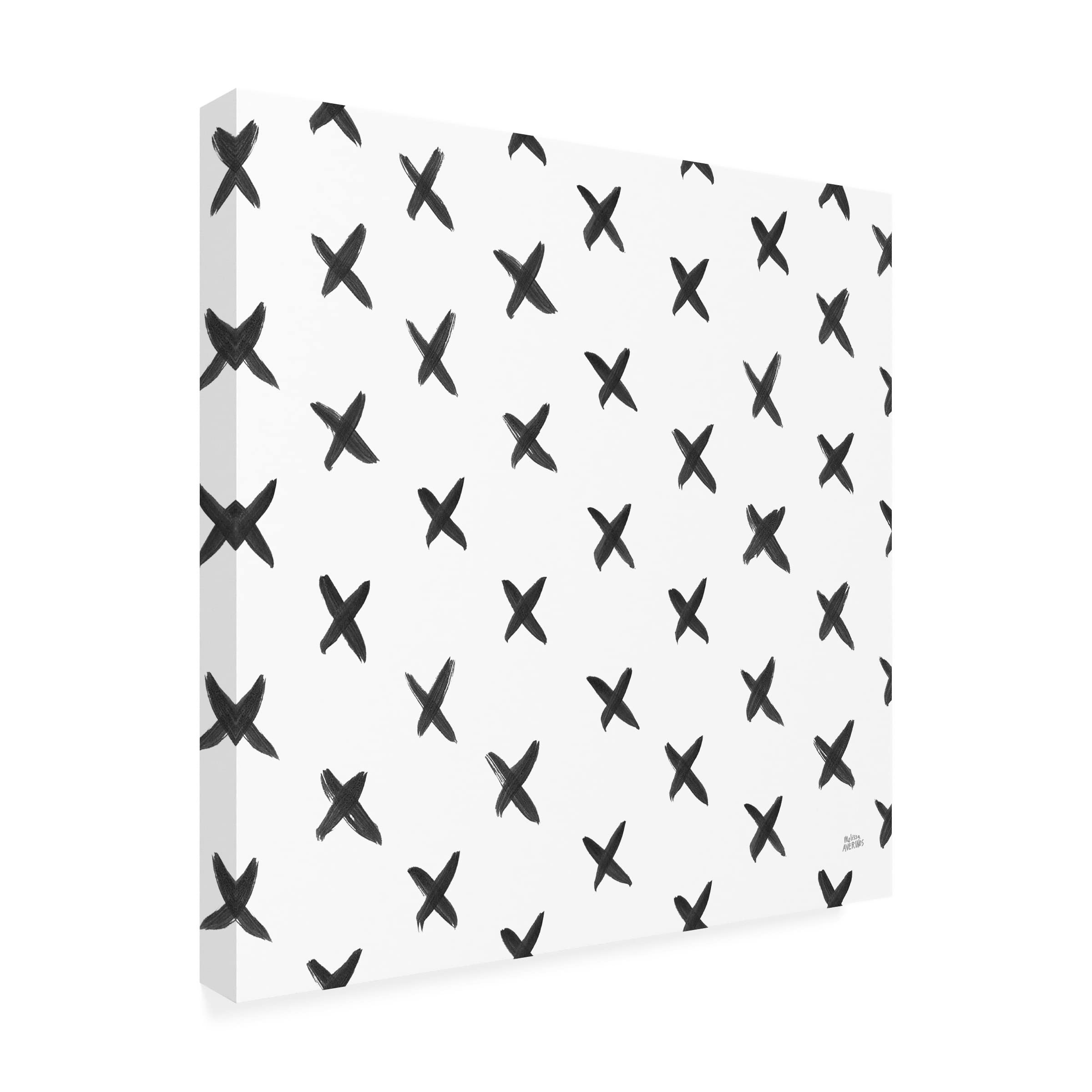 Scandy Baby Pattern IIA Canvas Wall Art by Melissa Averinos - Modern Scandinavian Nursery Decor, Baby Room & Kids Bedroom Wall Decor