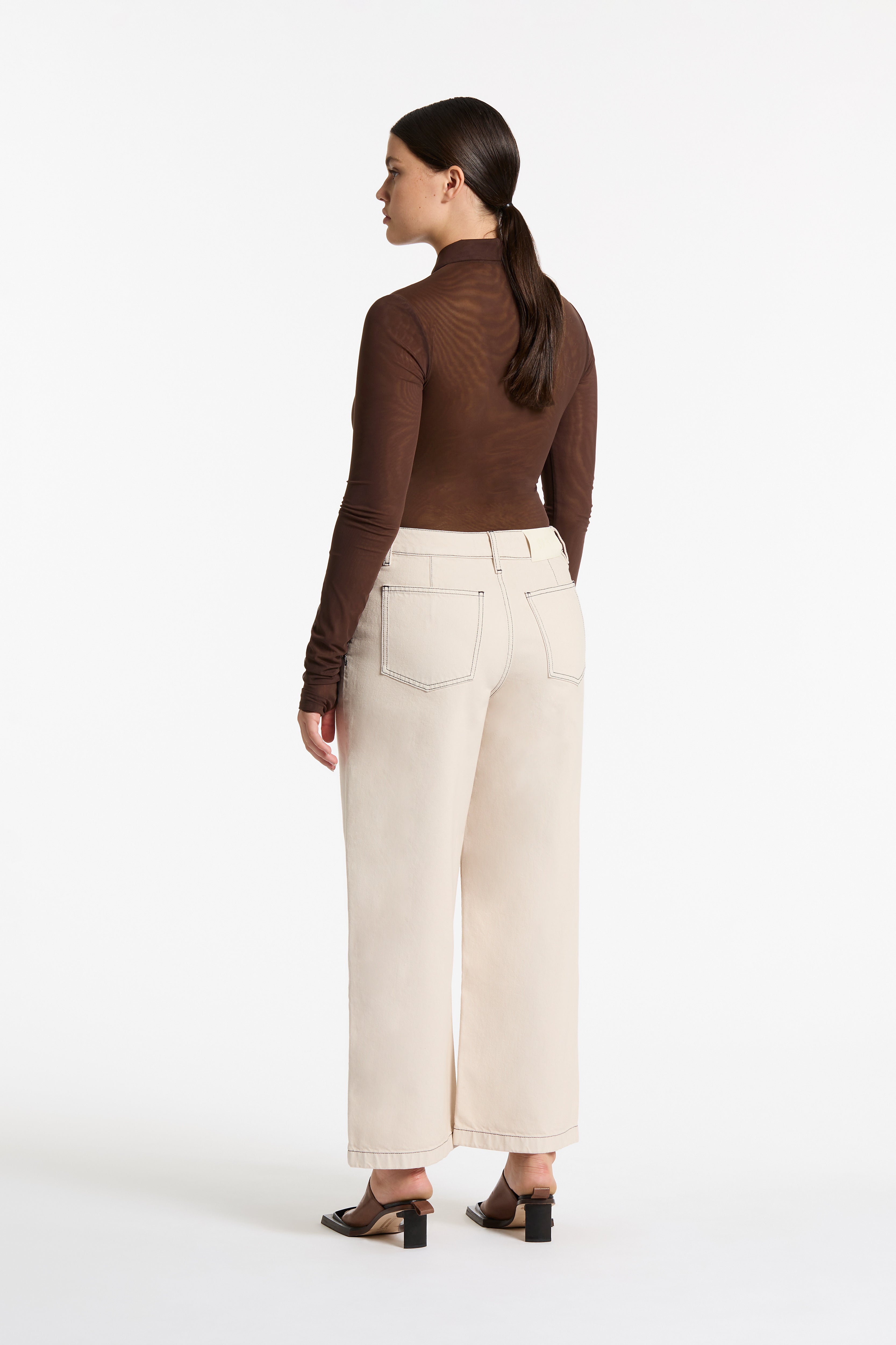 Orlan Mid Rise Jeans for Women - Comfortable Stretch Denim Pants | Perfect for Casual Wear, Office & Everyday Outfits