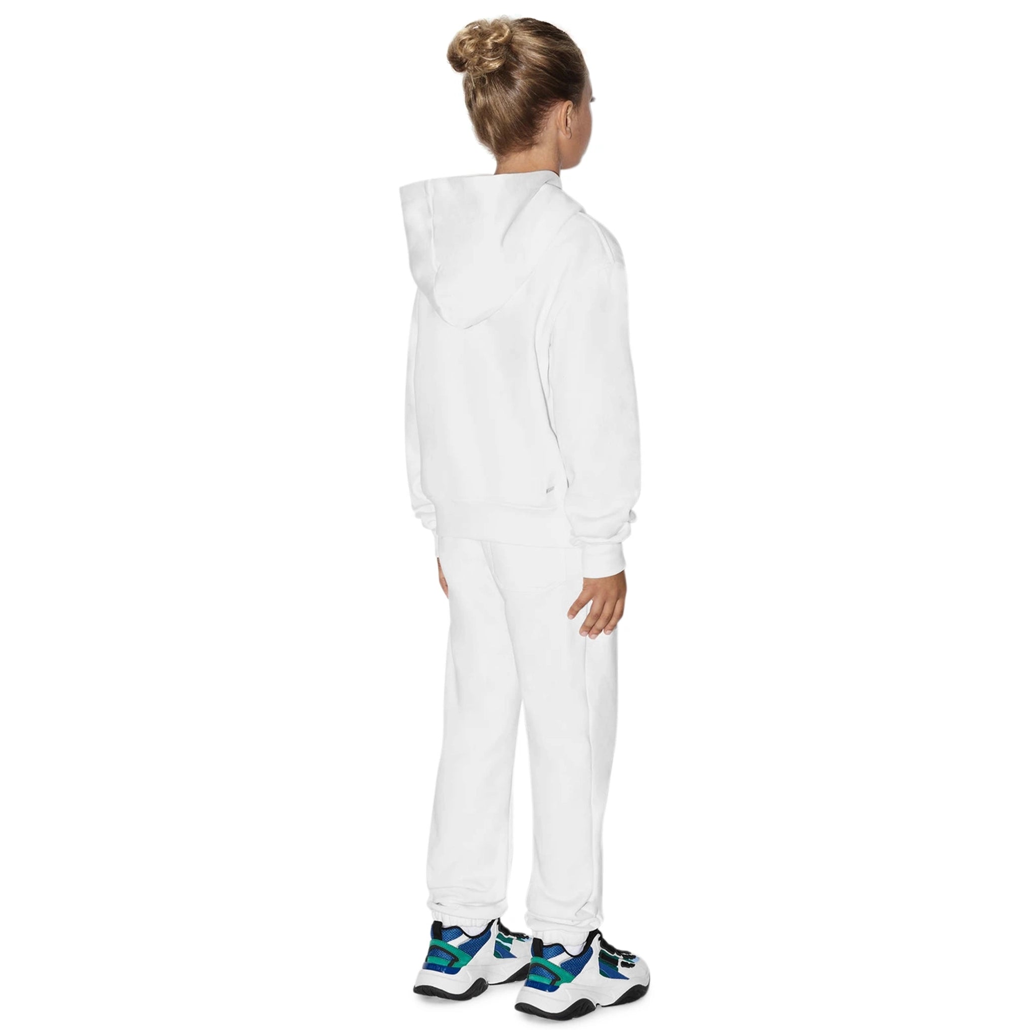 Amiri Kids MA Core Logo White Hoodie - Stylish & Comfortable Hooded Sweatshirt for Boys & Girls - Perfect for Casual Wear, School & Outdoor Activities