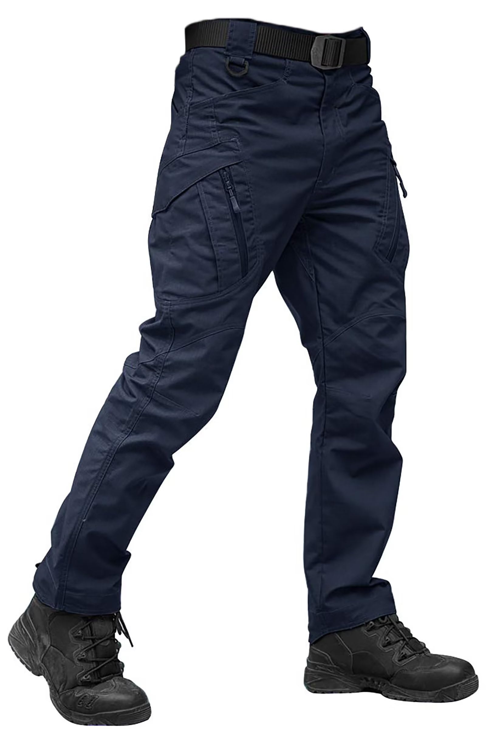 TACVASEN Men's Tactical Pants - 9-Pocket Cargo Hiking Pants, Lightweight Water-Resistant Work Pants for Construction & Outdoor Activities | Perfect for Hiking, Camping, and Tough Jobs