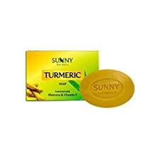 Sunny Natural Derm Aid & Turmeric Soap Combo Pack (4 Bars) - For Dry Skin, Acne Treatment, Skin Brightening, Antioxidant & Antiseptic Properties | Perfect for Daily Skincare Routine & Problem Skin Care