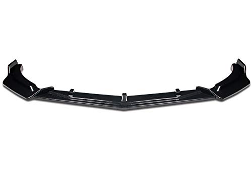 EPARTS Carbon Fiber Front Bumper Lip for 2019-2021 Chevy Malibu - Sporty Styling Upgrade
