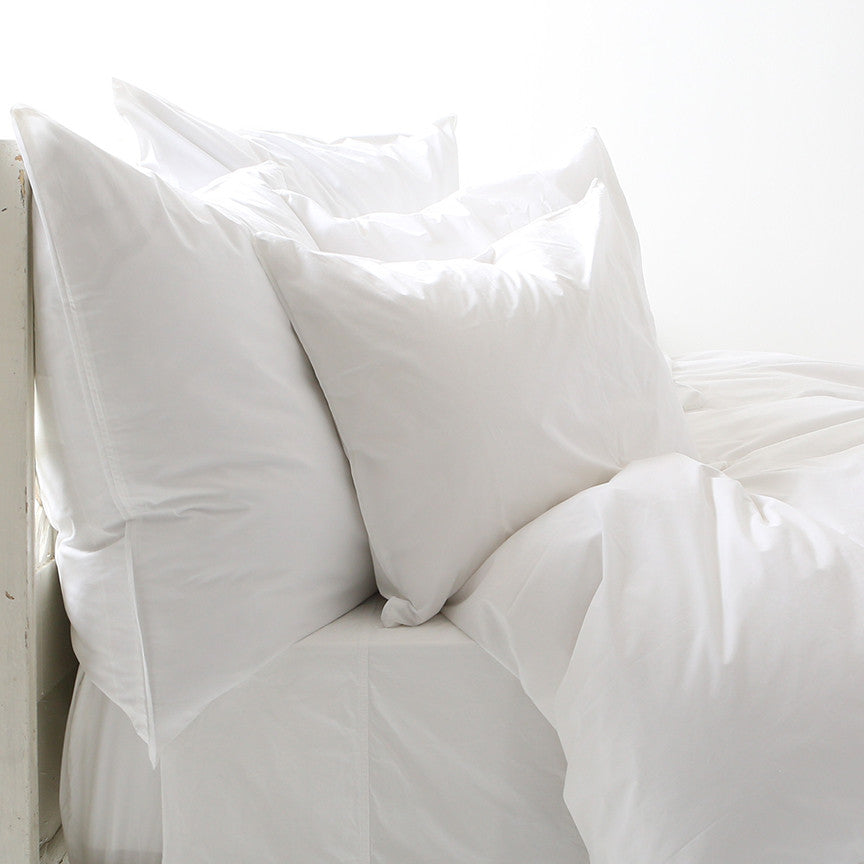 Rachel Ashwell® Liliput White Flange Bedding Set - Luxury Cotton Duvet Cover & Pillowcases for Girls & Teens - Perfect for Bedroom Decor, Guest Rooms & Cozy Sleep