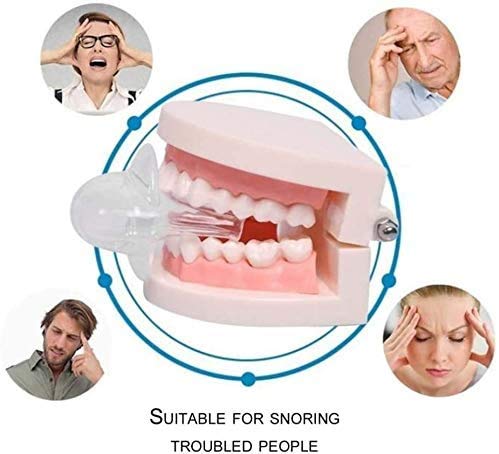 Anti Snore Mouthpiece - Stop Snoring Device with Tongue & Groove Design, Comfortable Teeth Guard for Better Sleep | Perfect for Travel, Camping & Nighttime Use
