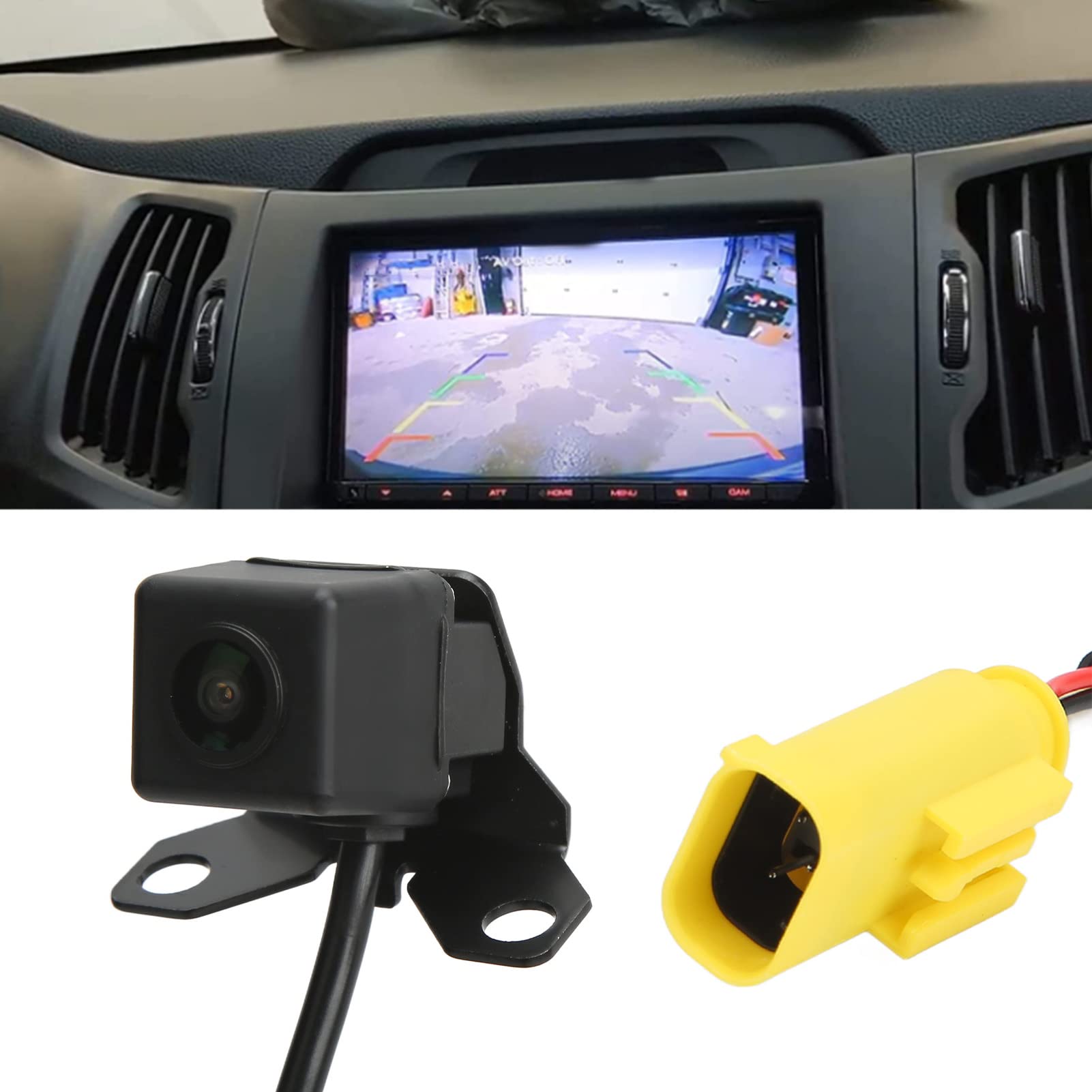 2011-2014 Kia Sportage Waterproof Backup Camera | HD Rear View Reversing Parking Assist System (95750-3W110) | Perfect for Night Driving & Tight Parking Spaces