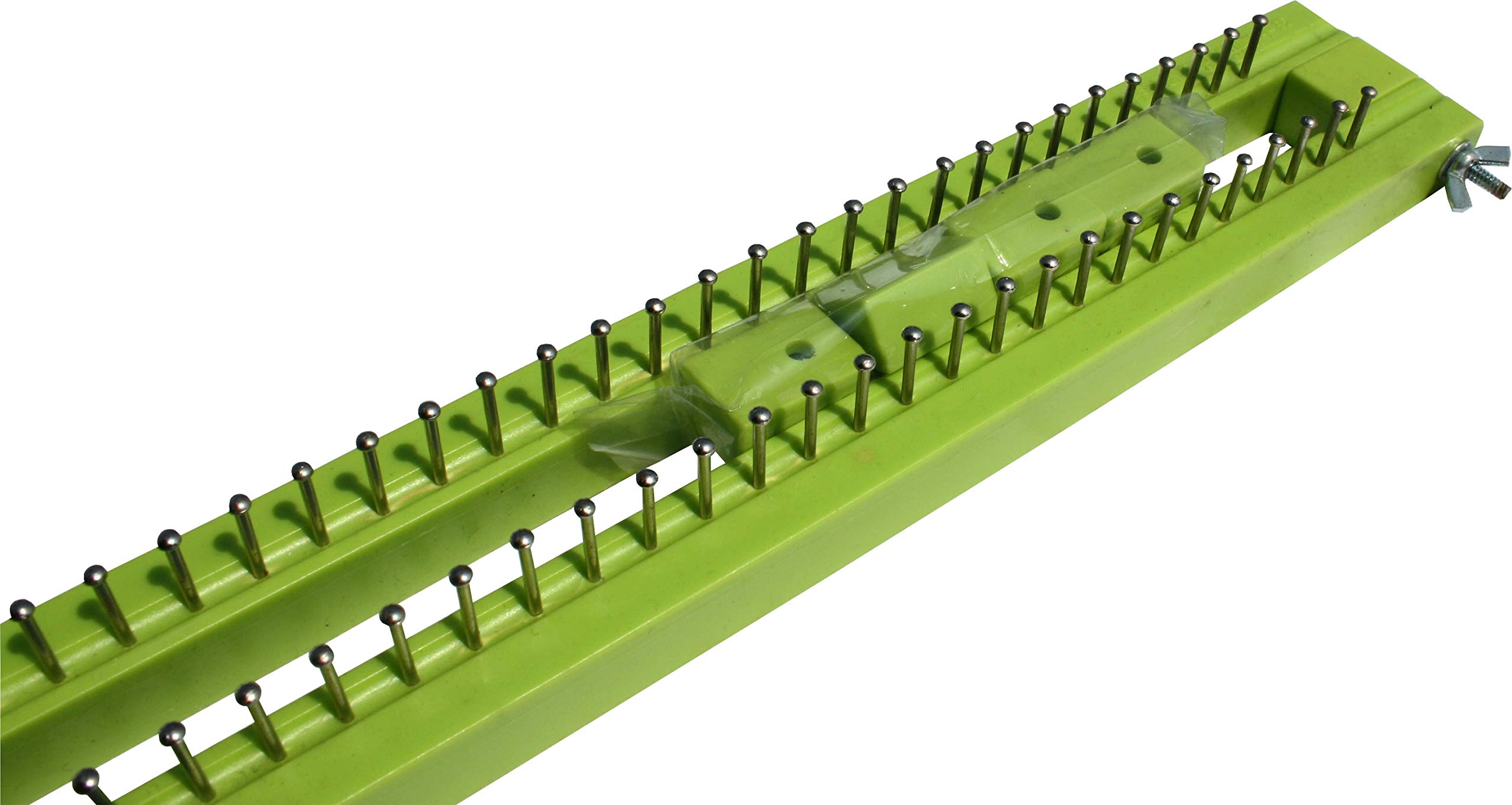 Handmade Adjustable Knitting Loom - 18 Inch Square Plastic Block with Clean Finish | DIY Knitting & Crochet Supplies for Beginners | Perfect for Scarves, Hats & Home Decor Projects