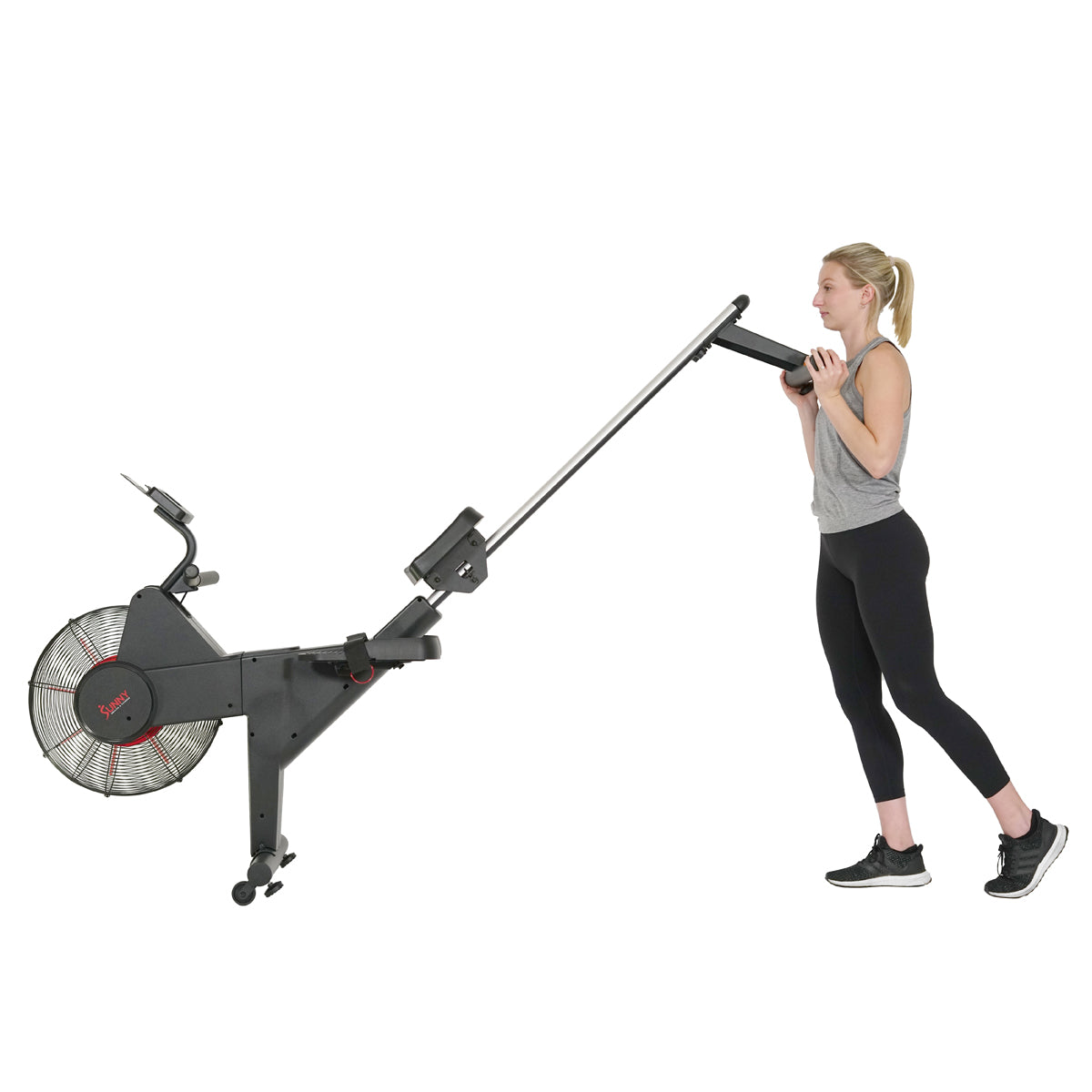 Premium Carbon Air Magnetic Rowing Machine for Home Gym - Quiet & Smooth Full-Body Workout for Cardio, Strength Training & Weight Loss