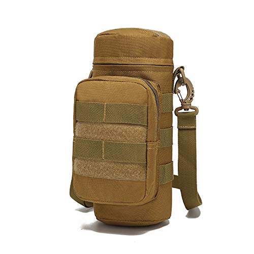 Tactical MOLLE Water Bottle Holder - Military Style Hydration Pouch for Backpacks, Belts & Gear - Ideal for Hiking, Camping & Outdoor Adventures