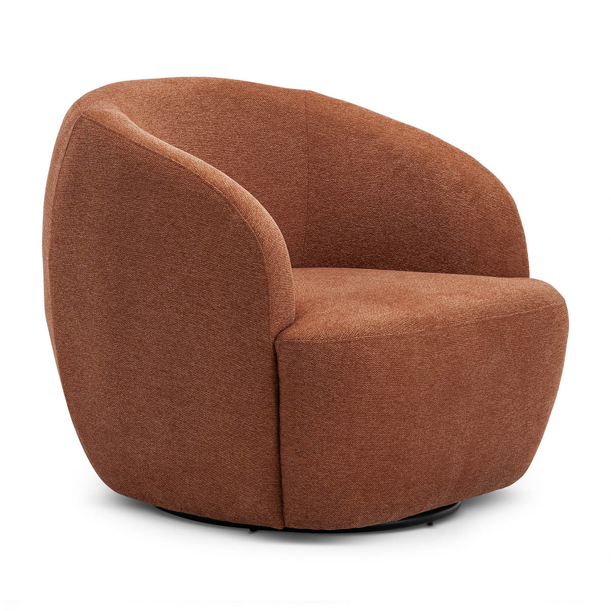 Elise Fabric Swivel Armchair - Modern Upholstered Accent Chair with 360° Rotation for Living Room, Bedroom, or Office - Comfortable Lounge Seating for Relaxing and Reading