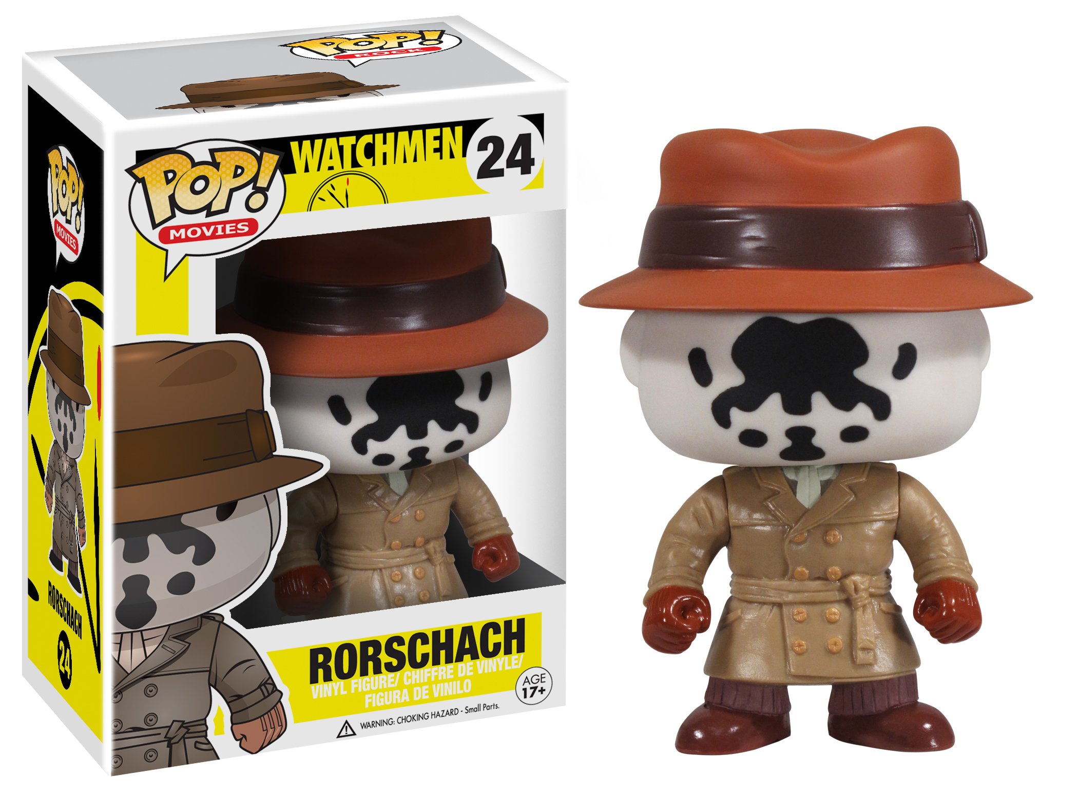 Funko POP Movies: Watchmen Rorschach Collectible Vinyl Figure - Perfect for Superhero Fans, Office Decor & Comic Book Collections