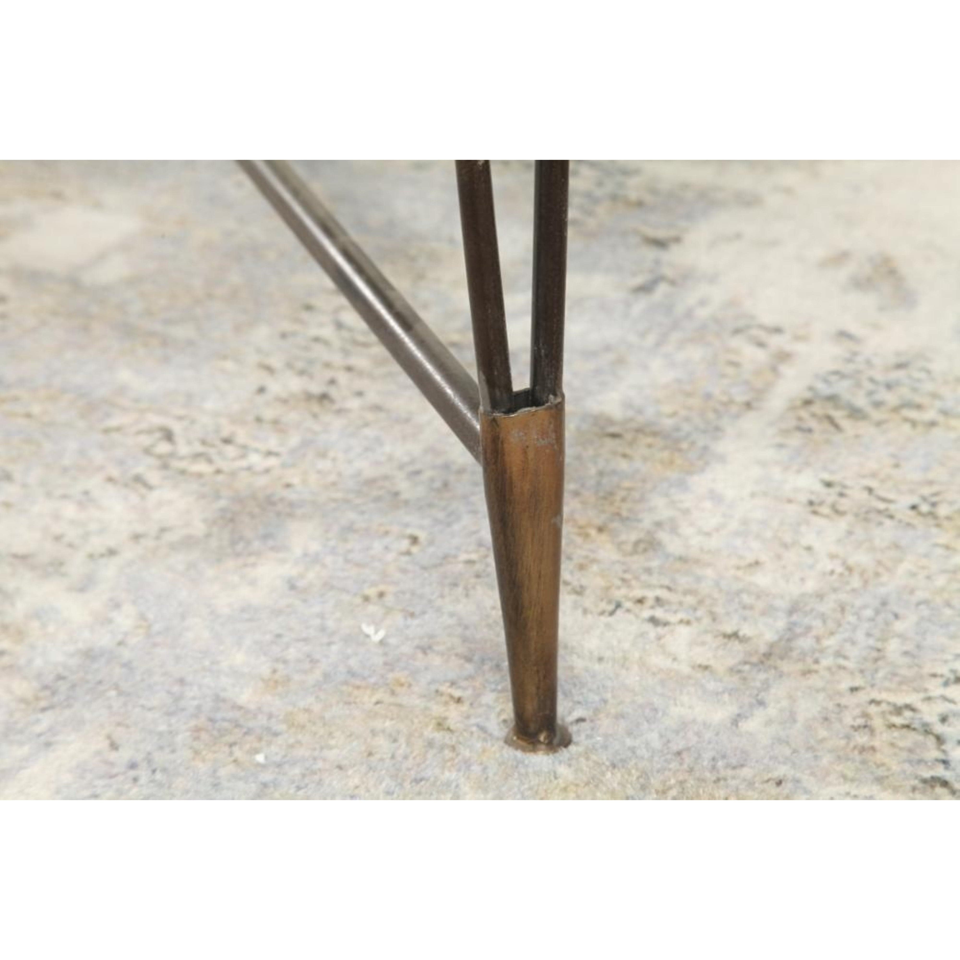 Urban Style Modern Coffee Table with Wood Top & Sturdy Metal Frame - Perfect for Living Room, Lounge, and Office Decor