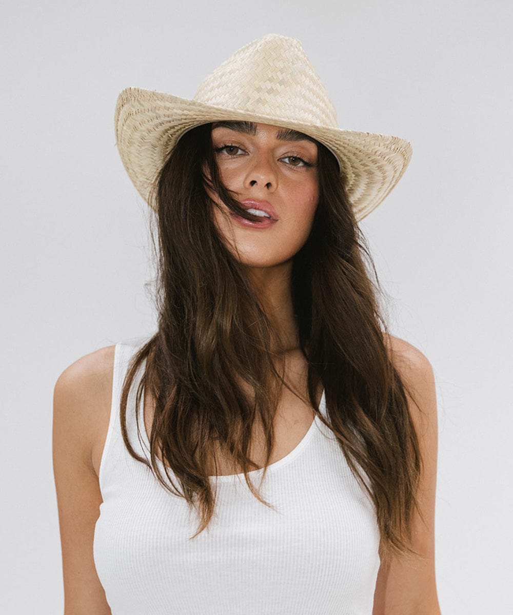 Codi Western Straw Hat - Blemished | Cowboy Hat for Men & Women | Perfect for Outdoor, Rodeo, and Summer Fashion