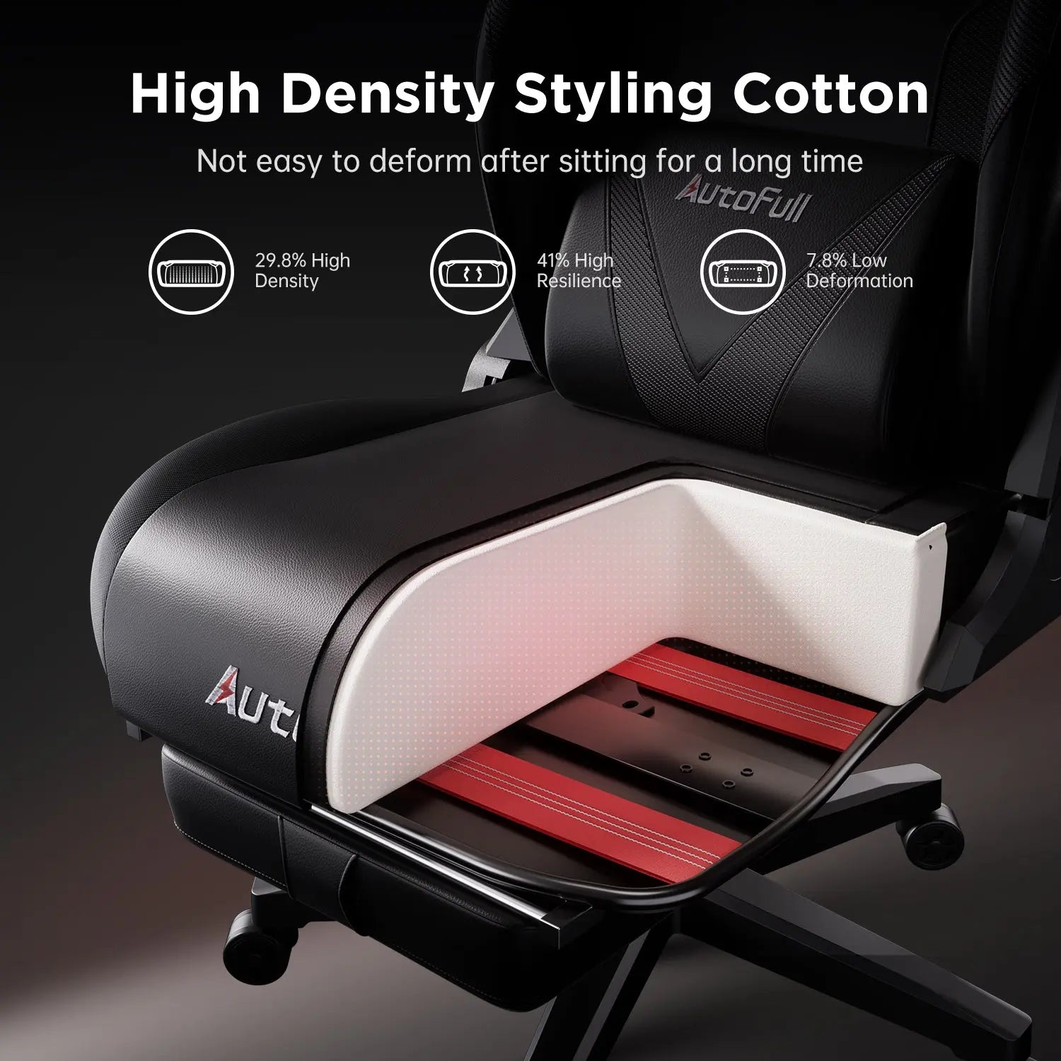 AutoFull C3 Pro Ergonomic Gaming Chair with Upgraded Lumbar Support - Perfect for PC Gaming, Office Work & Home Comfort
