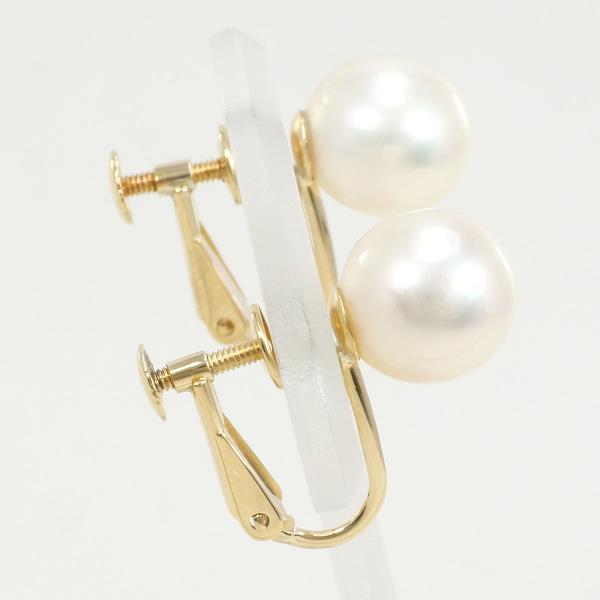 18K Yellow Gold Pearl Earrings for Women - Elegant & Timeless Pearl Jewelry - Perfect for Weddings, Parties & Special Occasions