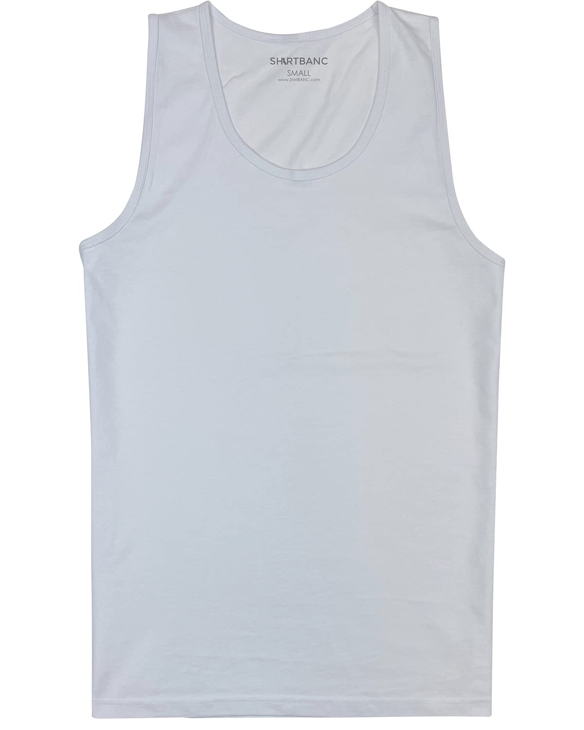 SHIRTBANC Men's Cotton Tank Top - Breathable Workout Shirts for Gym, Running & Beach - Sleeveless Muscle Tee for Summer Outdoor Activities