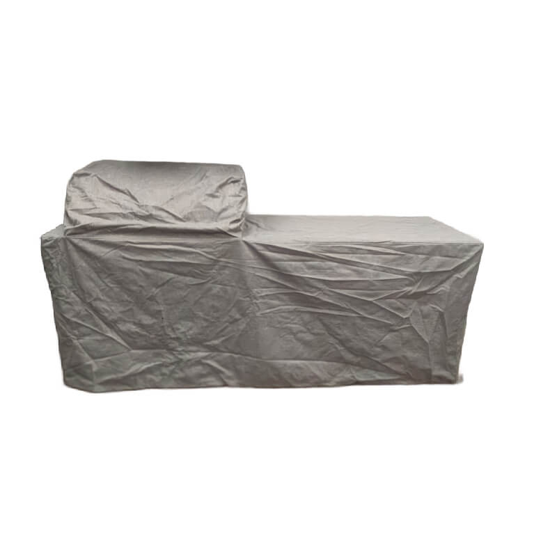 Haven Outdoor 6 Ft. Island Vinyl Cover - Waterproof Patio Furniture Protector for Round Tables, BBQs & Outdoor Dining - Perfect for Backyard, Garden & Poolside Use