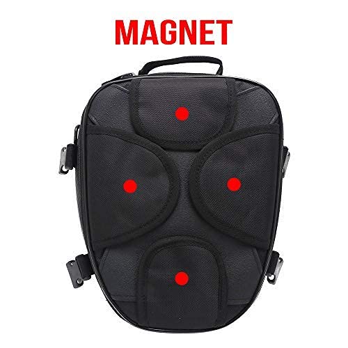 **Waterproof Motorcycle Tail Bag - Dual Seat Saddle Backpack for Travel & Commuting - Durable Luggage Storage with Multiple Pockets (Red) - Perfect for Road Trips, Daily Rides & Adventure Tours**