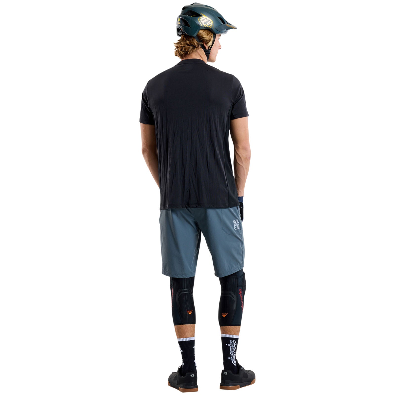 Skyline Trail Short with Liner - Mono Steel Blue - Hiking, Running & Outdoor Adventure Shorts for Men