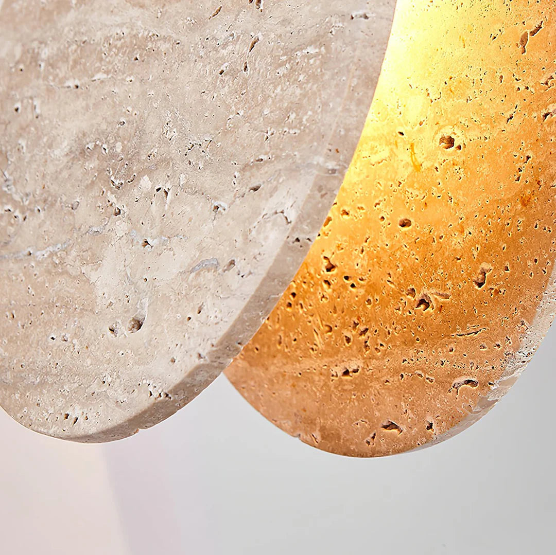 Modern Round Pendant Lamp - Elegant Hanging Ceiling Light Fixture for Living Room, Bedroom & Dining Room | Dimmable LED Lighting for Home Decor & Interior Design