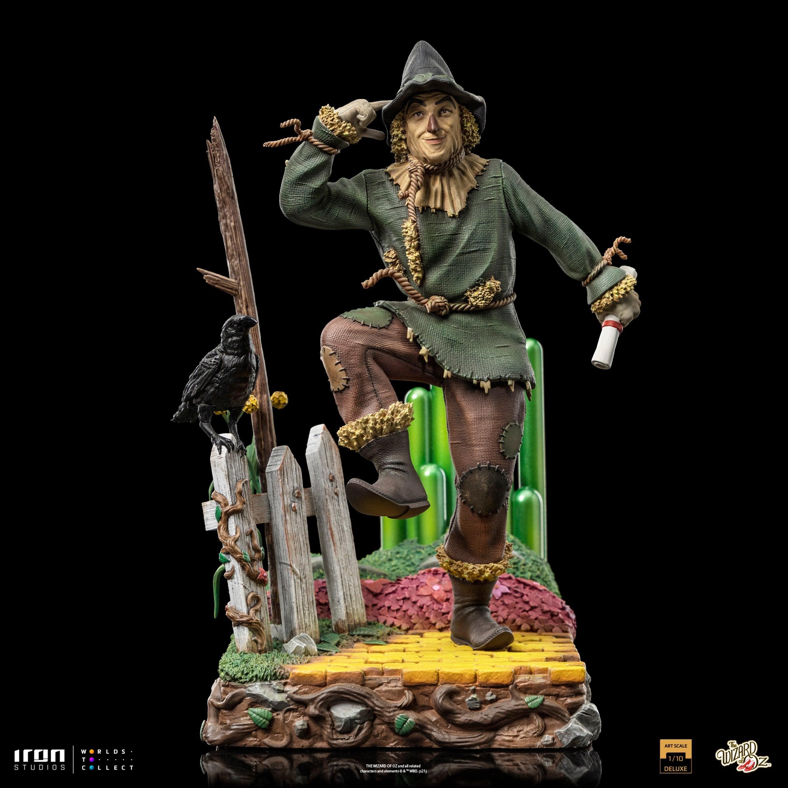Iron Studios Wizard of Oz Scarecrow Deluxe BDS Art Scale 1/10 Statue - Collectible Figure for Home Decor, Movie Memorabilia & Fan Display