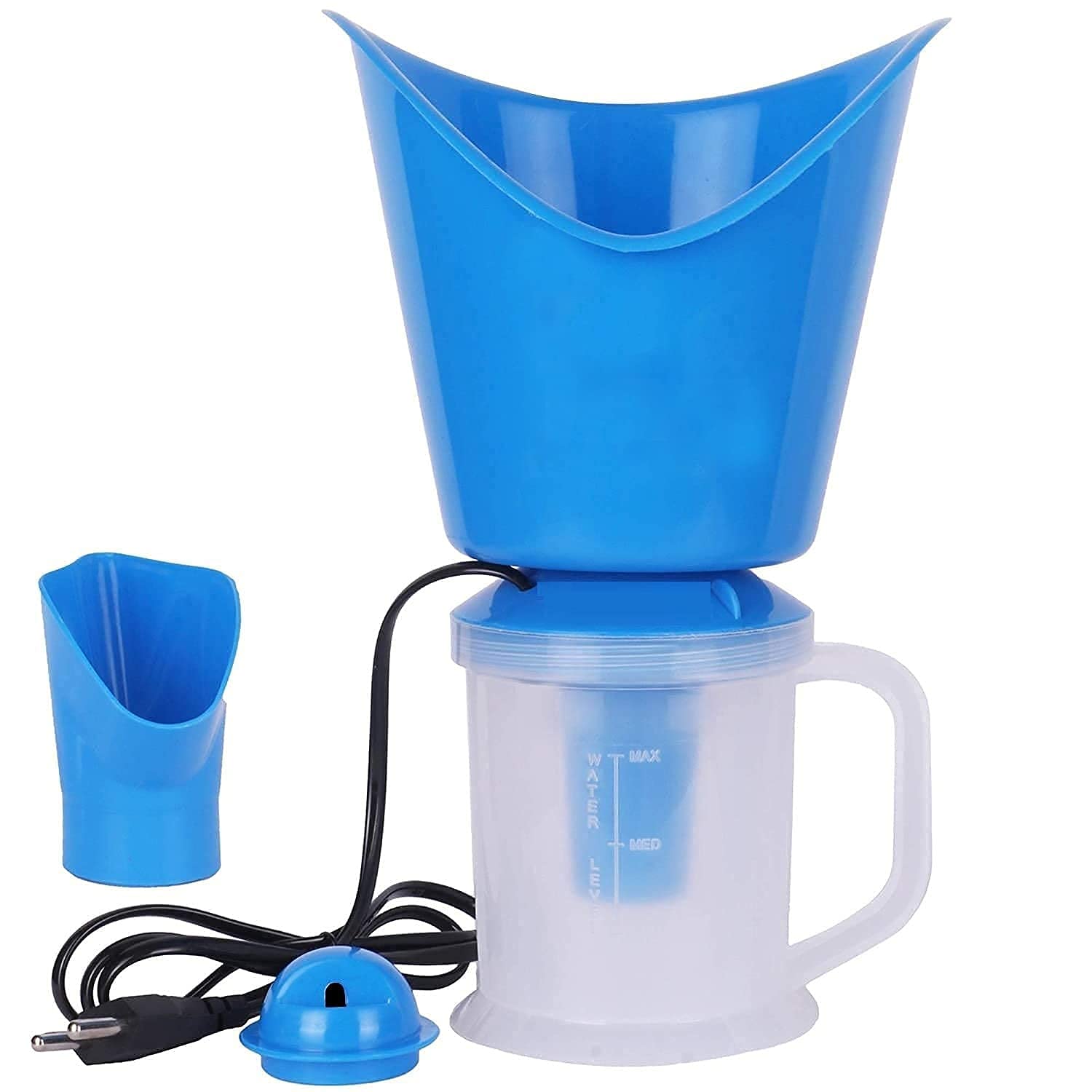 Rufiys Facial Steam Vaporizer Machine - Portable Inhaler Steamer for Cold & Cough Relief | Sauna Facial Steamer with Multi-color Options | Perfect for Home Spa, Sinus Congestion & Skincare Routine