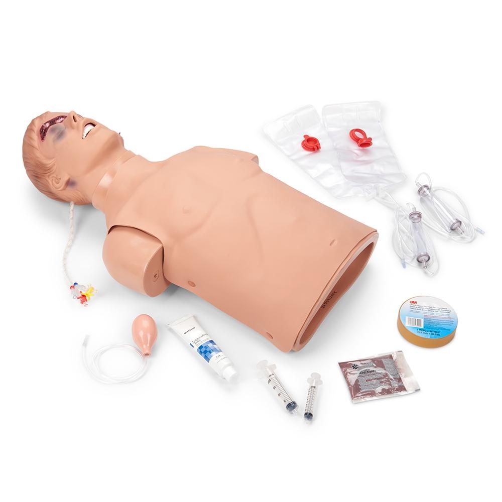Critical Airway Management Trainer - Advanced Medical Training Manikin for EMT, Paramedics & First Responders - Perfect for CPR, Intubation & Emergency Airway Practice