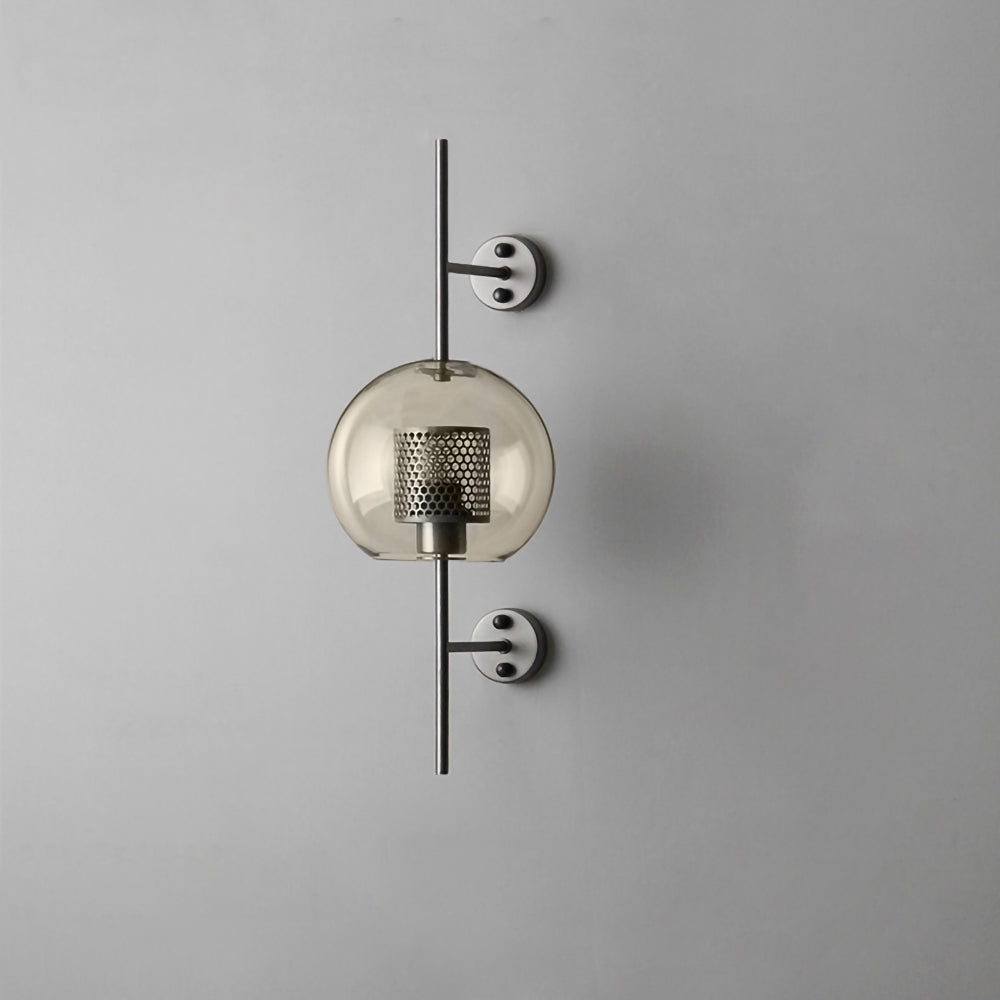 Chiswick Modern Glass Wall Light Fixture - Sleek Indoor/Outdoor Sconce for Living Room, Bedroom, or Patio Lighting