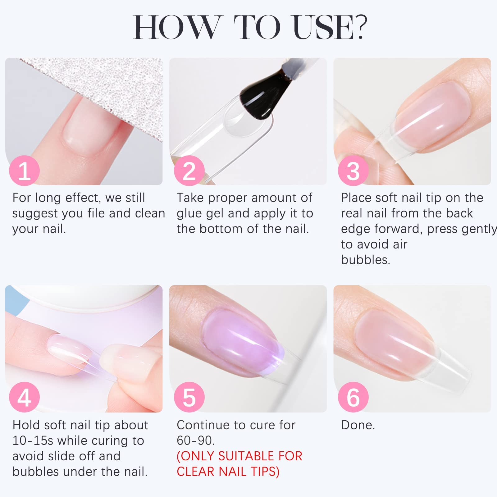 Gelike EC Mini LED Nail Lamp - Professional UV LED Light for Gel Nail Curing, Portable USB Nail Dryer for Manicure & Nail Extensions | Perfect for Travel, Home Use & DIY Gel Nail Art