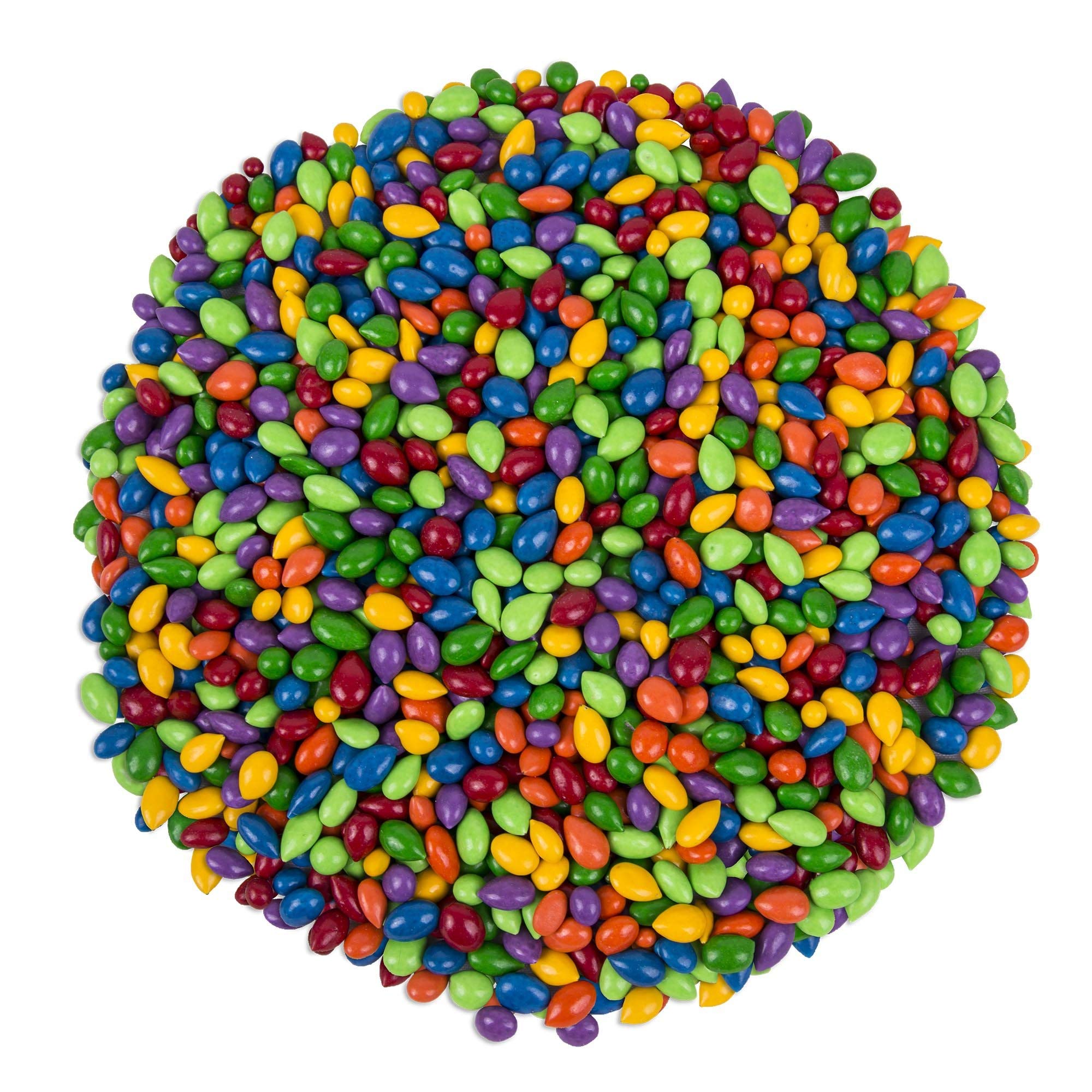 Kimmie Candy Sunbursts Colorful Chocolate Covered Sunflower Seeds - 5lb Bulk Pack | Gourmet Chocolate Snacks for Parties, Gifts & Movie Nights