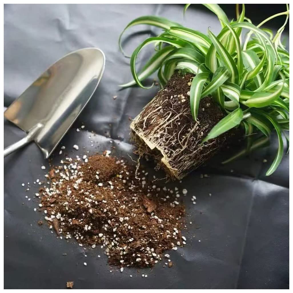 Foldable Waterproof Gardening Mat - 50x50cm PE Plant Repotting Pad for Transplanting Flower Pots | Portable Potting Mat for Indoor/Outdoor Gardening, Balcony & Greenhouse Use