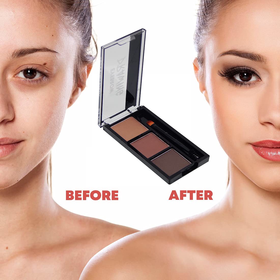 VARS LONDON Eyebrow Enhancing Cake Powder Palette - Professional Eye Makeup Kit for Perfect Brows & Eyeshadow Looks | Ideal for Daily Use, Special Occasions & Makeup Artists