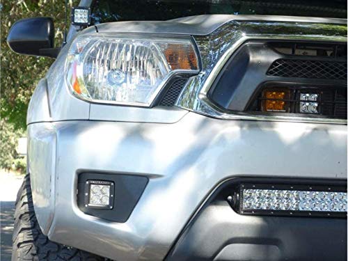 2012-2015 Tacoma LED Fog Light Pods Kit - 3x2 18W Lights with H11 Adapters & Brackets - Upgrade Off-Road Visibility for Night Driving & Foggy Conditions