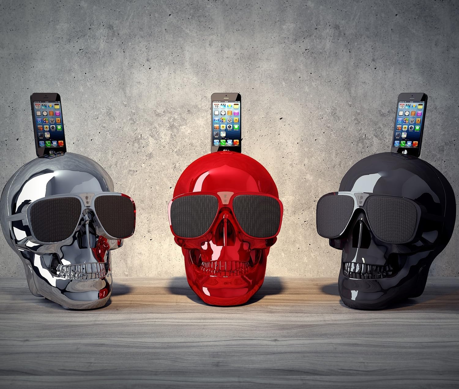 Jarre Aero Skull HD+ Wireless Bluetooth Speaker - Premium Matte Black Finish for Home, Office & Outdoor Parties