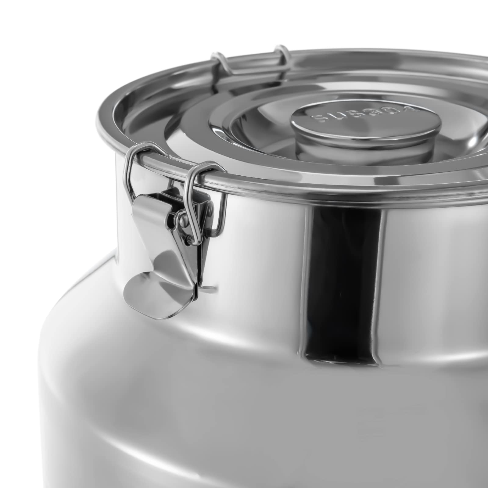 35L Stainless Steel Milk Can with Faucet - 9.24 Gallon Heavy Duty Wine & Milk Storage Bucket - Sealed Lid for Freshness - Perfect for Home Brewing, Dairy Farms, and Winemaking