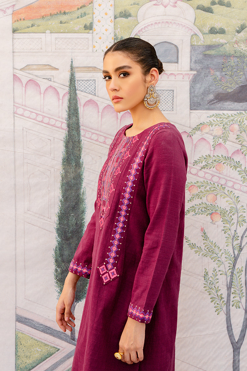Mulberry Aster Silk Scarf - Elegant & Lightweight Fashion Accessory for Women | Perfect for Parties, Weddings & Everyday Wear